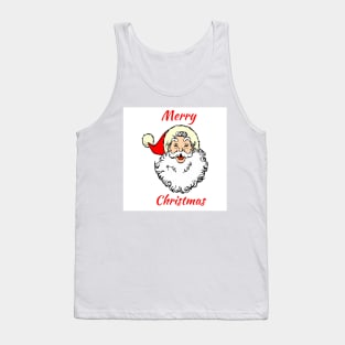 retro vintage pink santa claus Tank Top